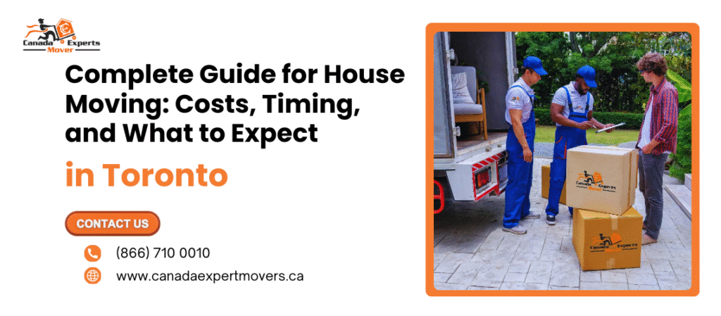 Complete Guide for House Moving in Toronto: Costs, Timing, and What to Expect