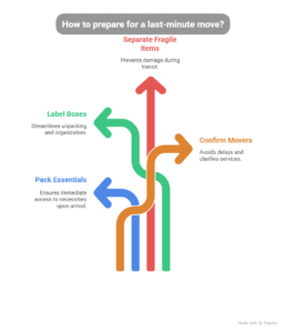 Quick Preparation Tips for a Last-Minute Move