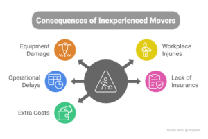 Challenges Without Experienced Equipment Movers