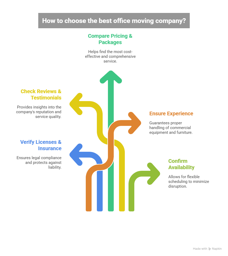 How to Choose the Best Office Moving Company - visual selection 