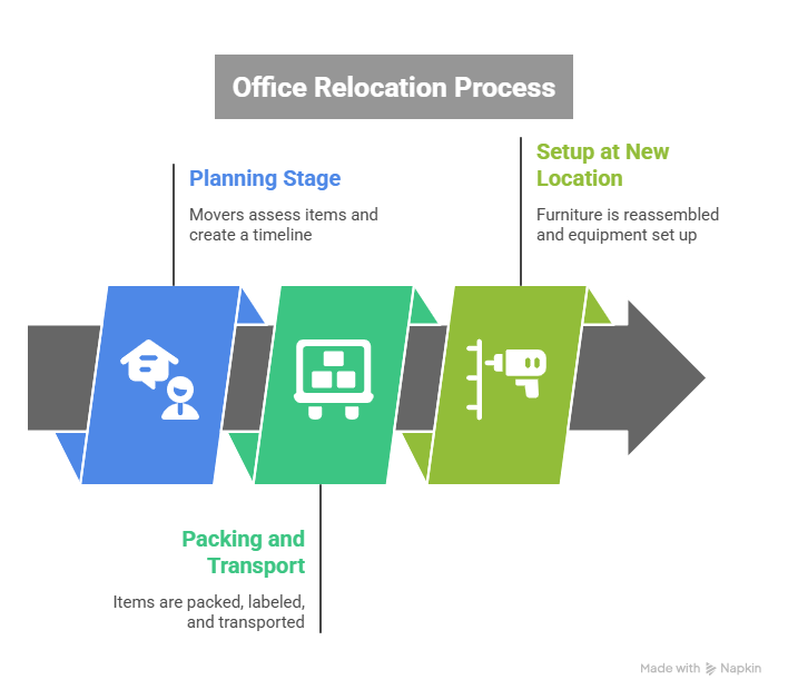 Step-by-Step Office Relocation Process - visual selection