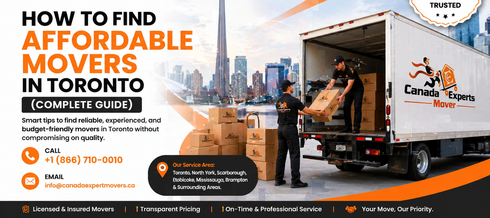 How to Find Affordable Movers in Toronto (Complete Guide)