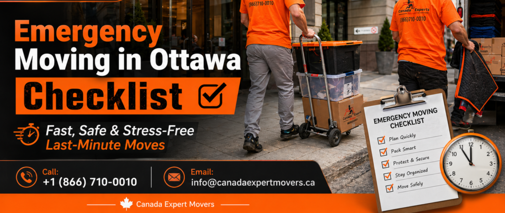 Emergency Moving in Ottawa Checklist for a Fast and Safe Move