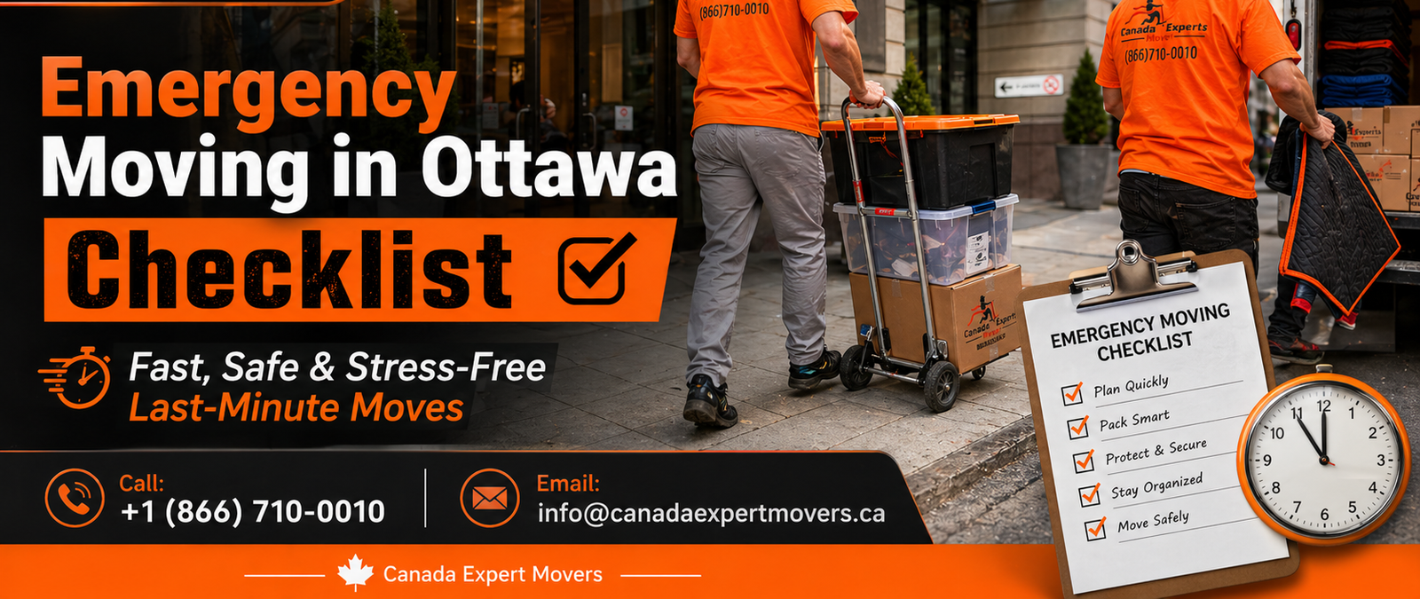 Emergency Moving in Ottawa Checklist for a Fast and Safe Move