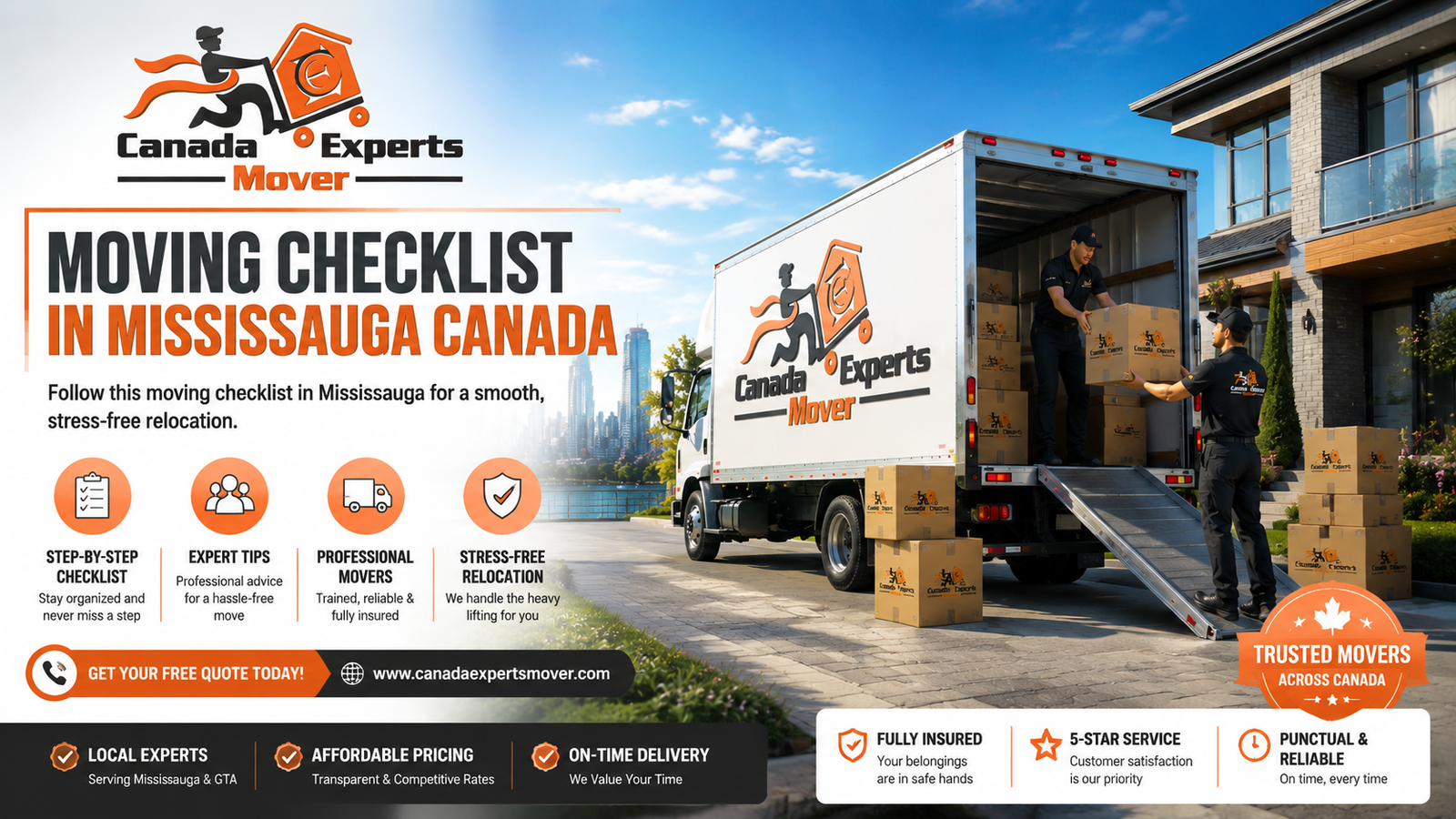 moving checklist in Mississauga